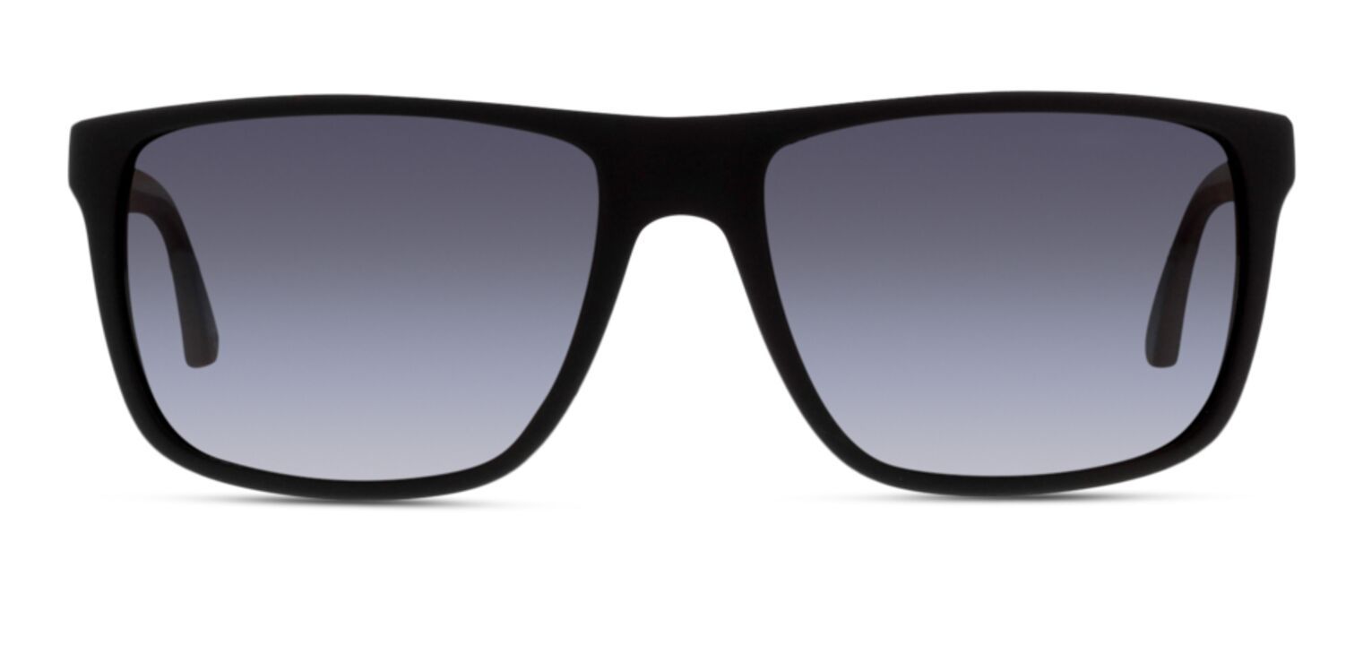 Lunettes de soleil Emporio Armani Rectangle 0EA4033 Noir pour Homme