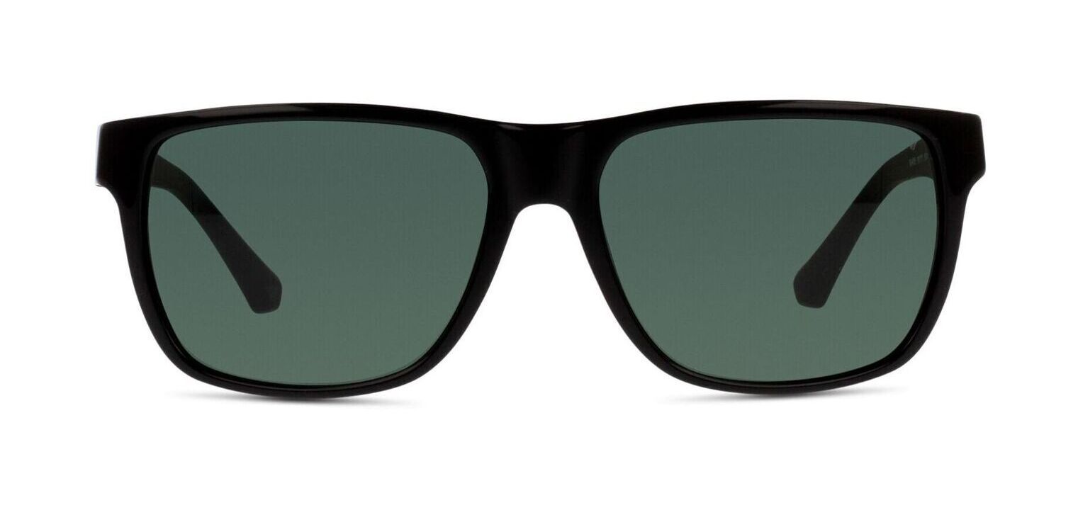 Emporio Armani Rectangle Sunglasses 0EA4035 Black for Man