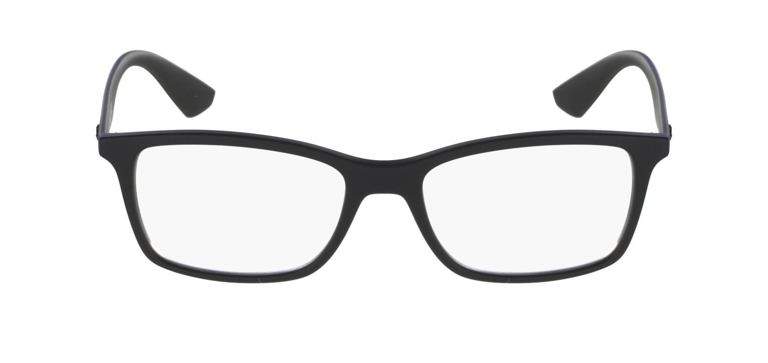 Ray-Ban Rechteckig Brillen 0RX7047 Schwarz für Herr-Dame
