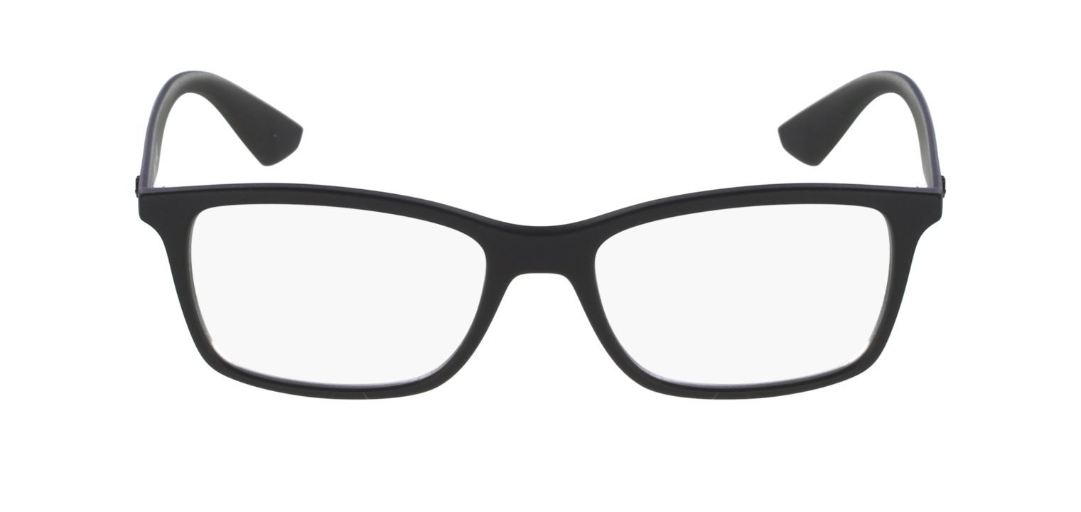 Ray-Ban Rechteckig Brillen 0RX7047 Schwarz für Herr-Dame