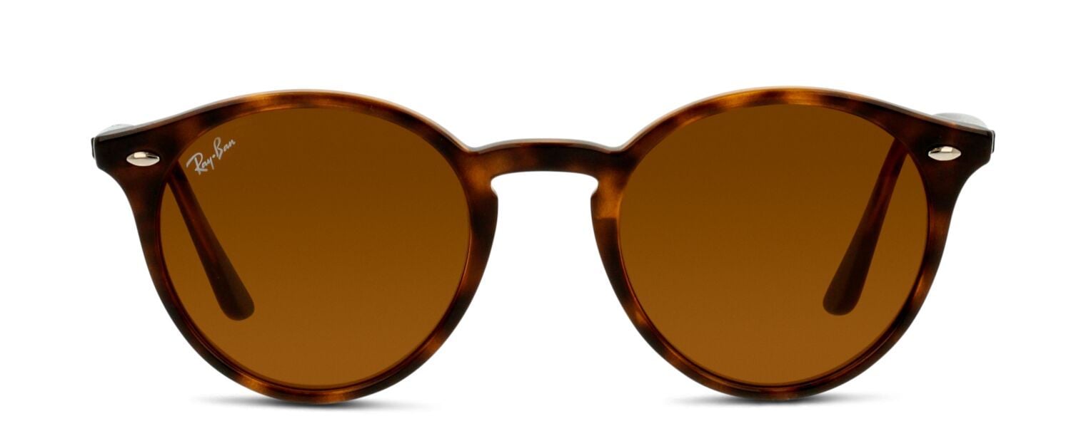 Ray-Ban Rund Sonnenbrillen 0RB2180 Schildpatt für Damen/Herren