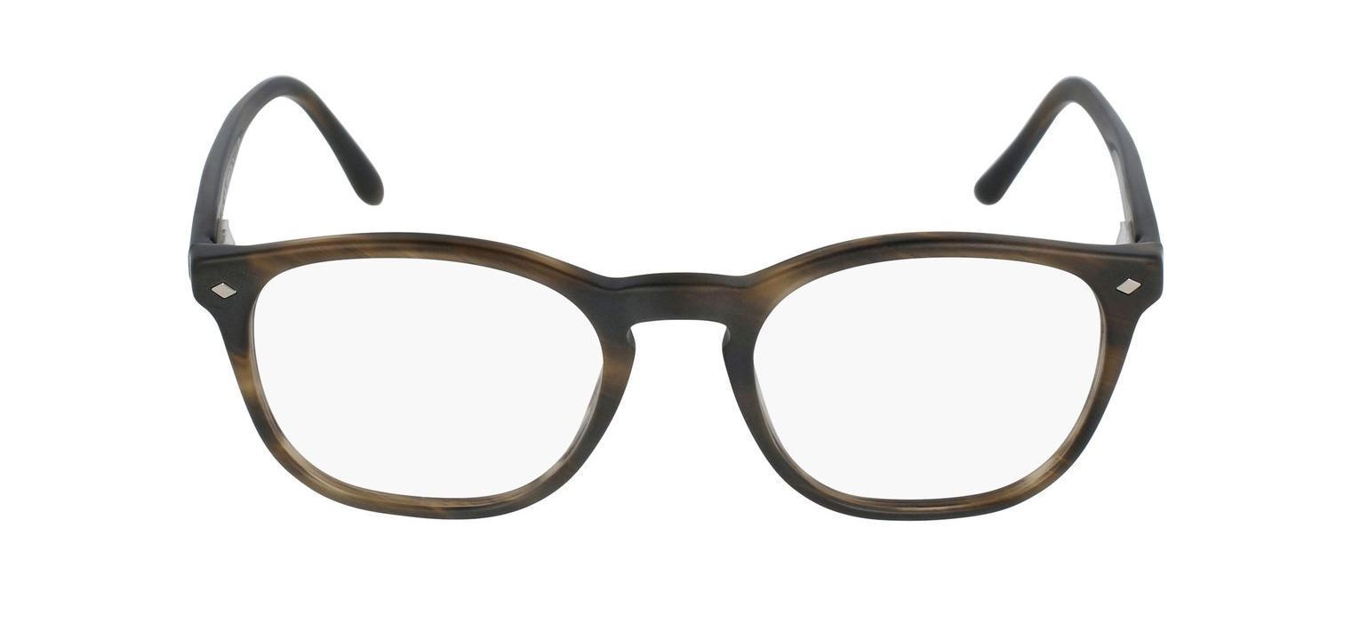 Lunettes de vue Giorgio Armani Rectangle AR7074 Marron pour Homme