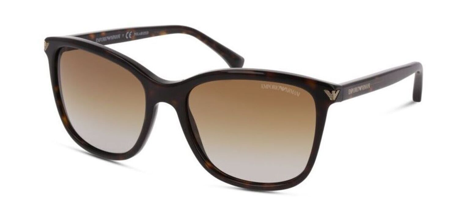 Emporio Armani Rechteckig Sonnenbrillen 0EA4060 Schildpatt für Dame