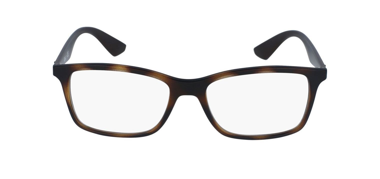 Ray-Ban Rechteckig Brillen 0RX7047 Schildpatt für Herr-Dame
