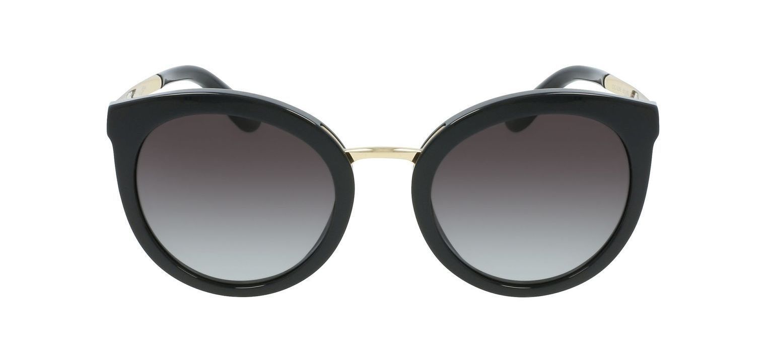Dolce & Gabbana Round Sunglasses 0DG4268 Black for Woman