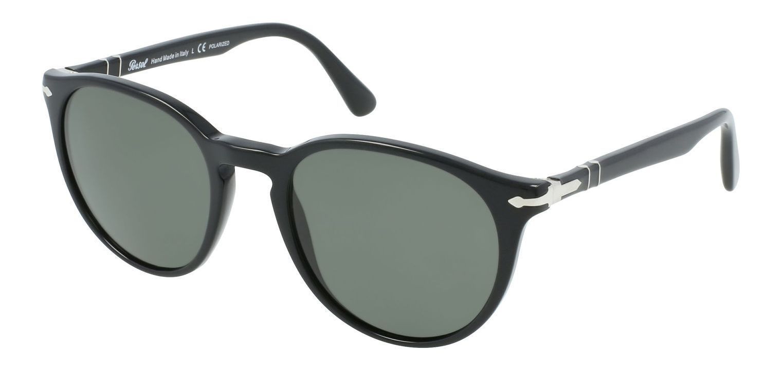 Persol Oval Sonnenbrillen 0PO3152S Schwarz für Herren