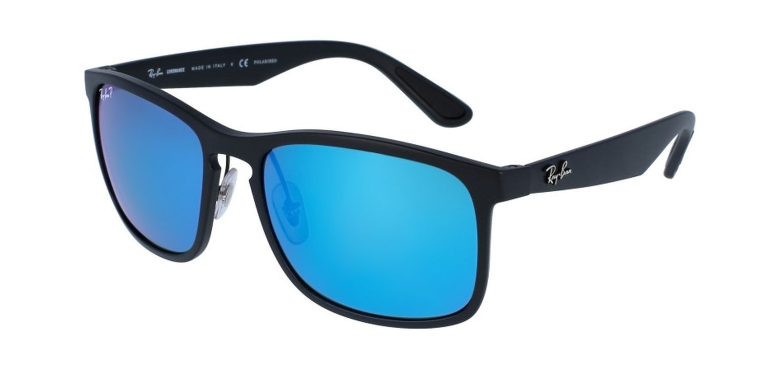 Ray-Ban Rectangle Sunglasses 0RB4264 Black for Man