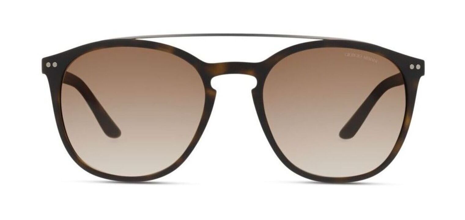 Lunettes de soleil Giorgio Armani Ronde 0AR8088 Ecaille pour Femme