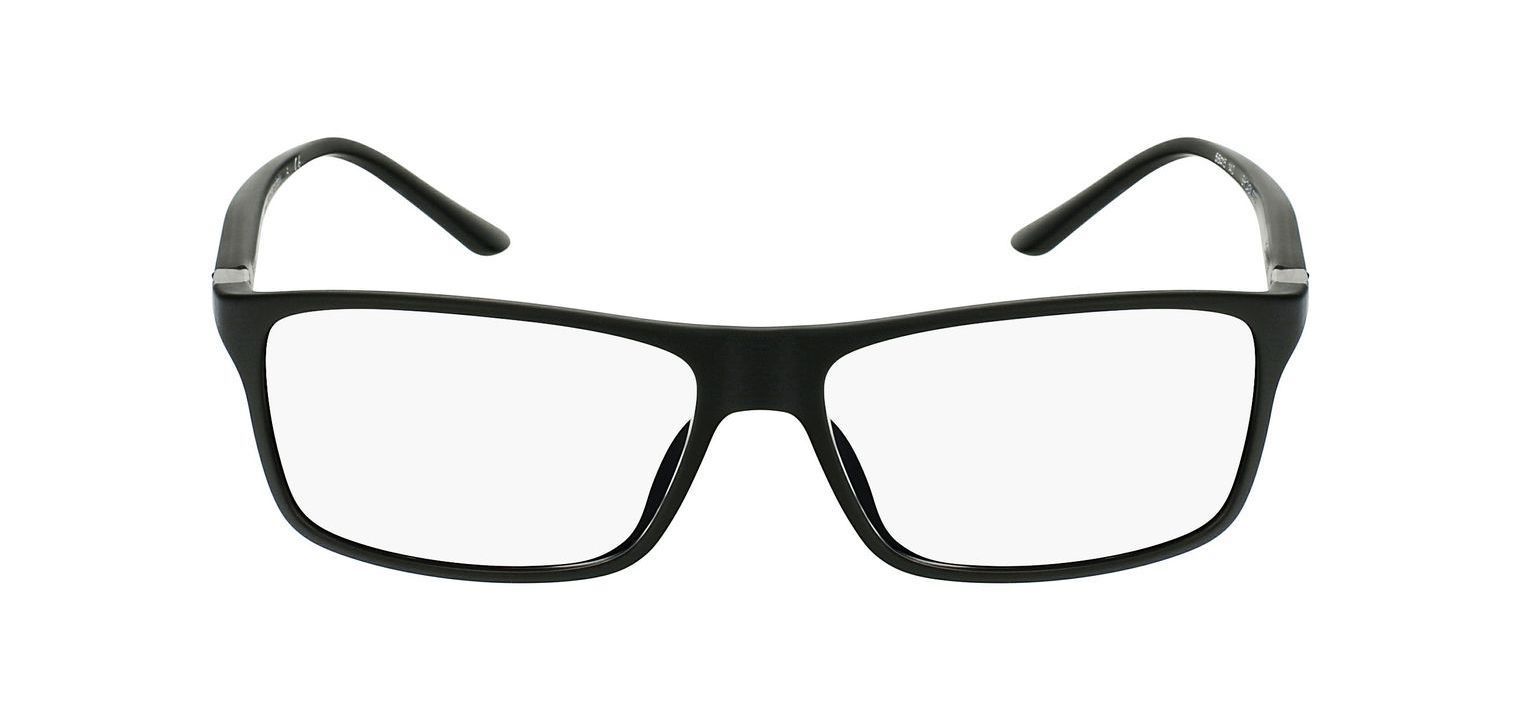 Philippe Starck Rechteckig Brillen 0SH1043X Mattschwarz für Herr