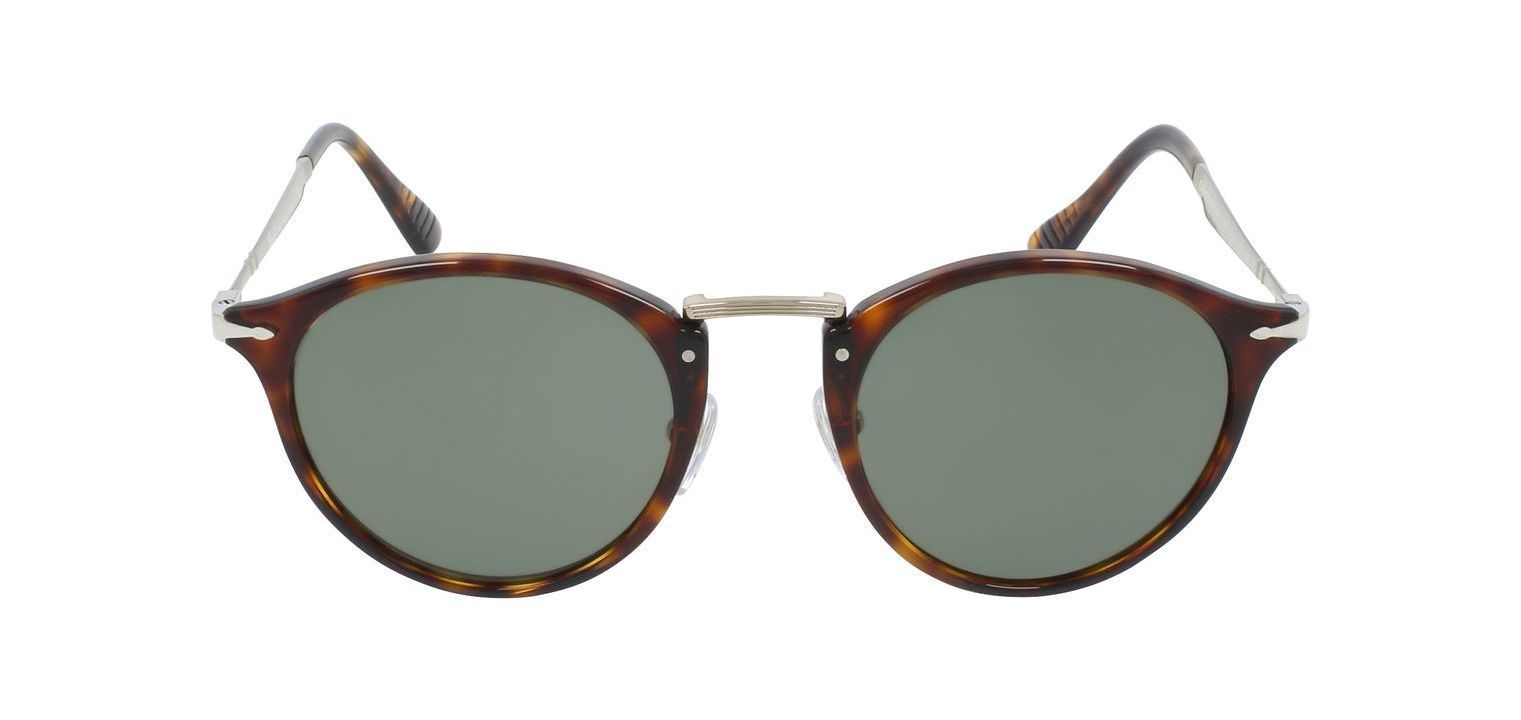 Persol Round Sunglasses 0PO3166S Havana for Man