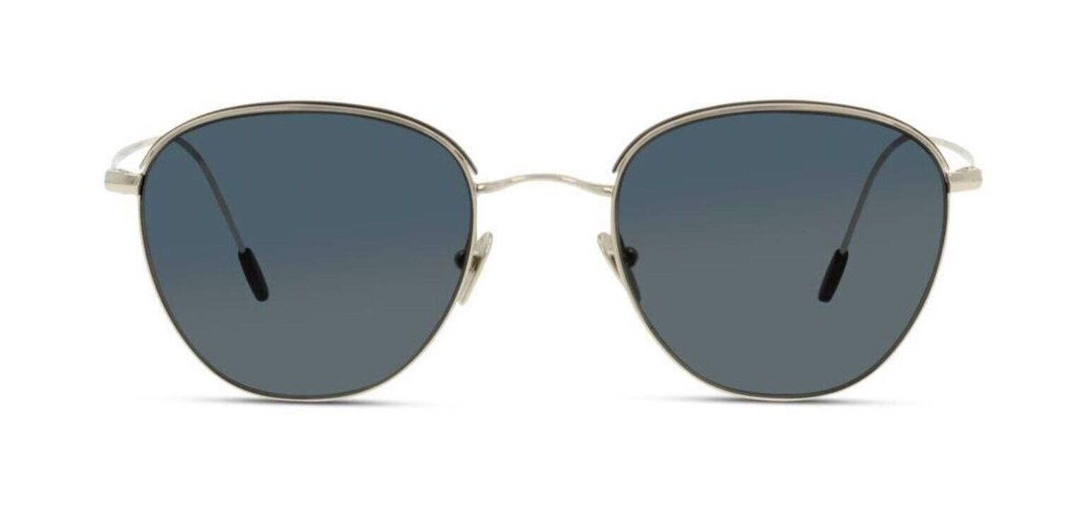 Lunettes de soleil Giorgio Armani Rectangle 0AR6048 Argenté pour Homme