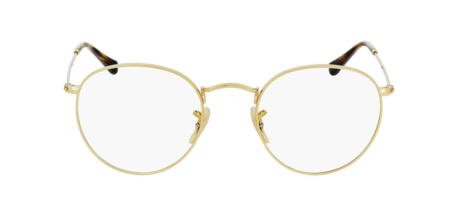 Ray-Ban Round Eyeglasses 0RX3447V Gold for Unisex