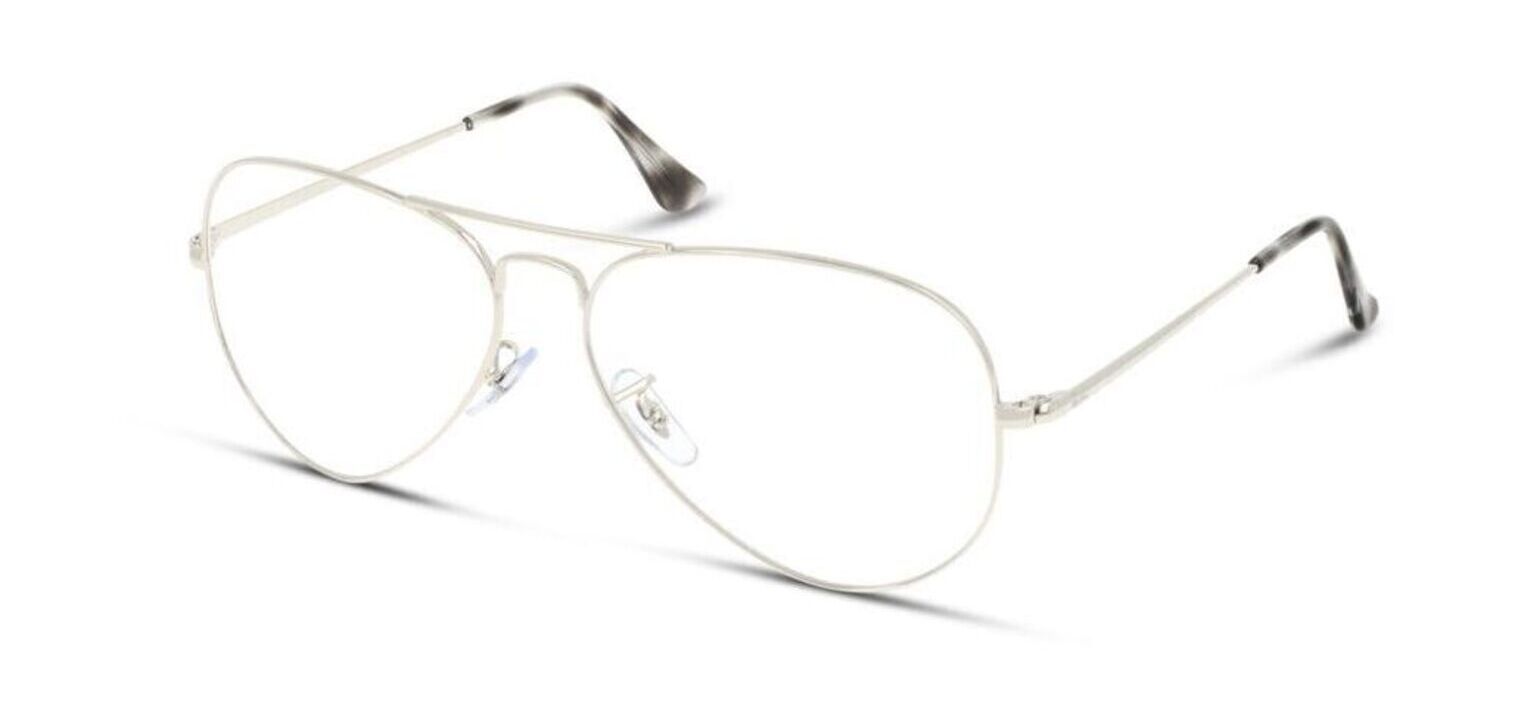 Ray-Ban Pilot Eyeglasses 0RX6489 Silver for Unisex