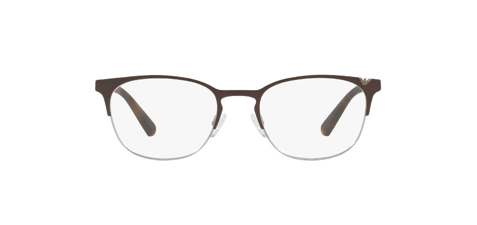 Emporio Armani Quadratisch Brillen 0EA1059 Braun für Herren