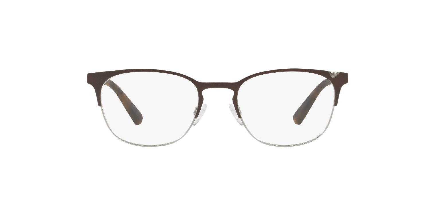 Lunettes de vue Emporio Armani Carré 0EA1059 Marron pour Homme