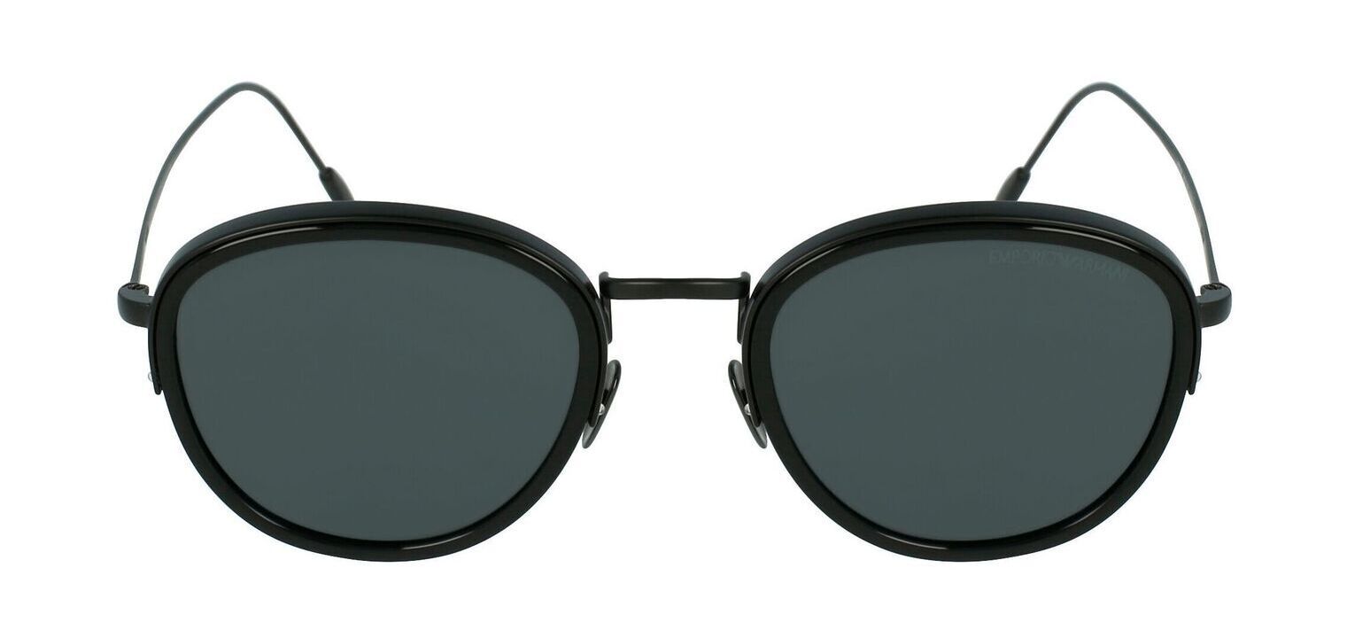 Giorgio Armani Round Sunglasses 0AR6068 Black for Man