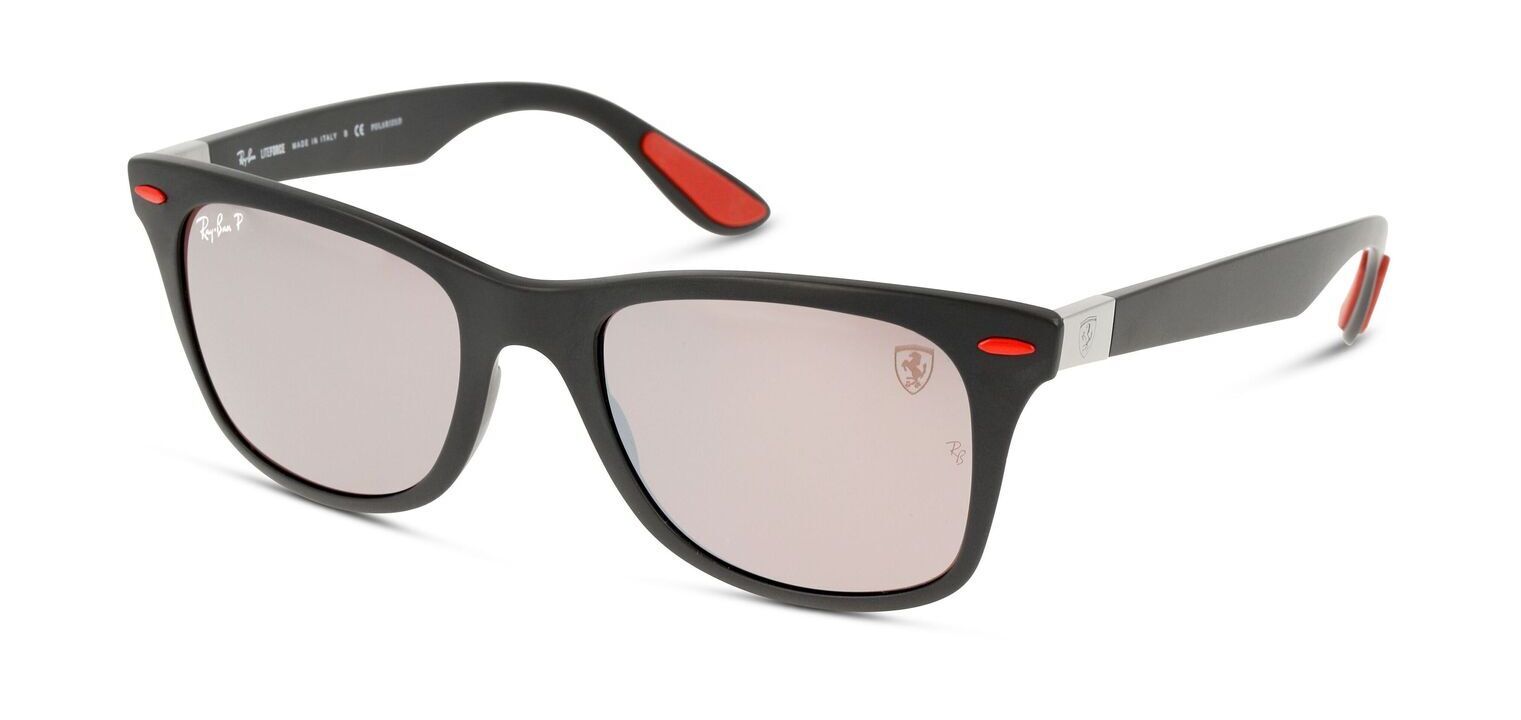 Lunettes de soleil Ray-Ban Wayfarer 0RB4195M Noir mat pour Homme