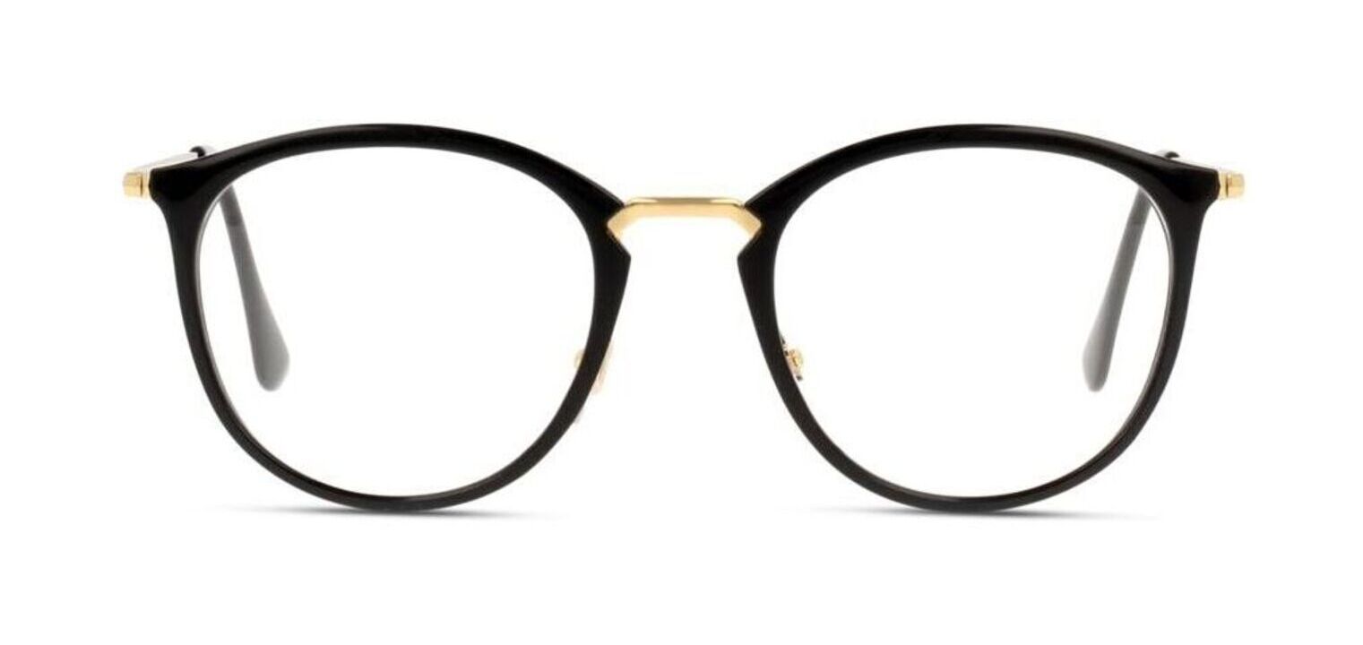 Ray-Ban Round Eyeglasses 0RX7140 Black for Woman