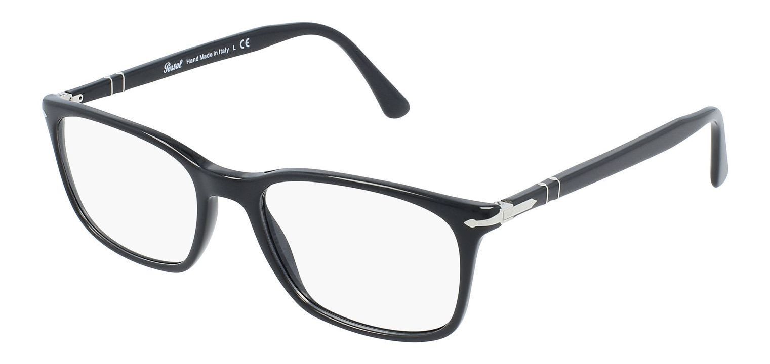 Persol Rectangle Eyeglasses 0PO3189V Black for Man