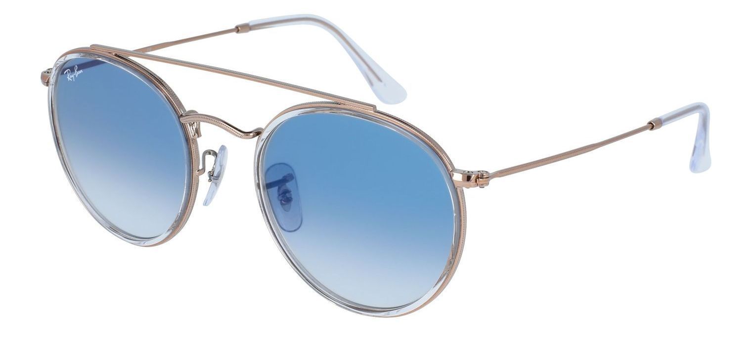 Ray-Ban Rund Sonnenbrillen 0RB3647N Rosa für Herr-Dame