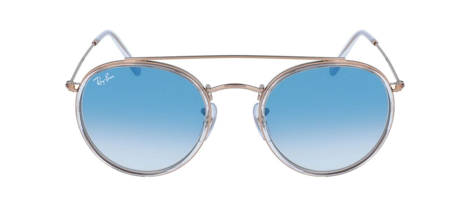 Ray-Ban Rund Sonnenbrillen 0RB3647N Rosa für Damen/Herren