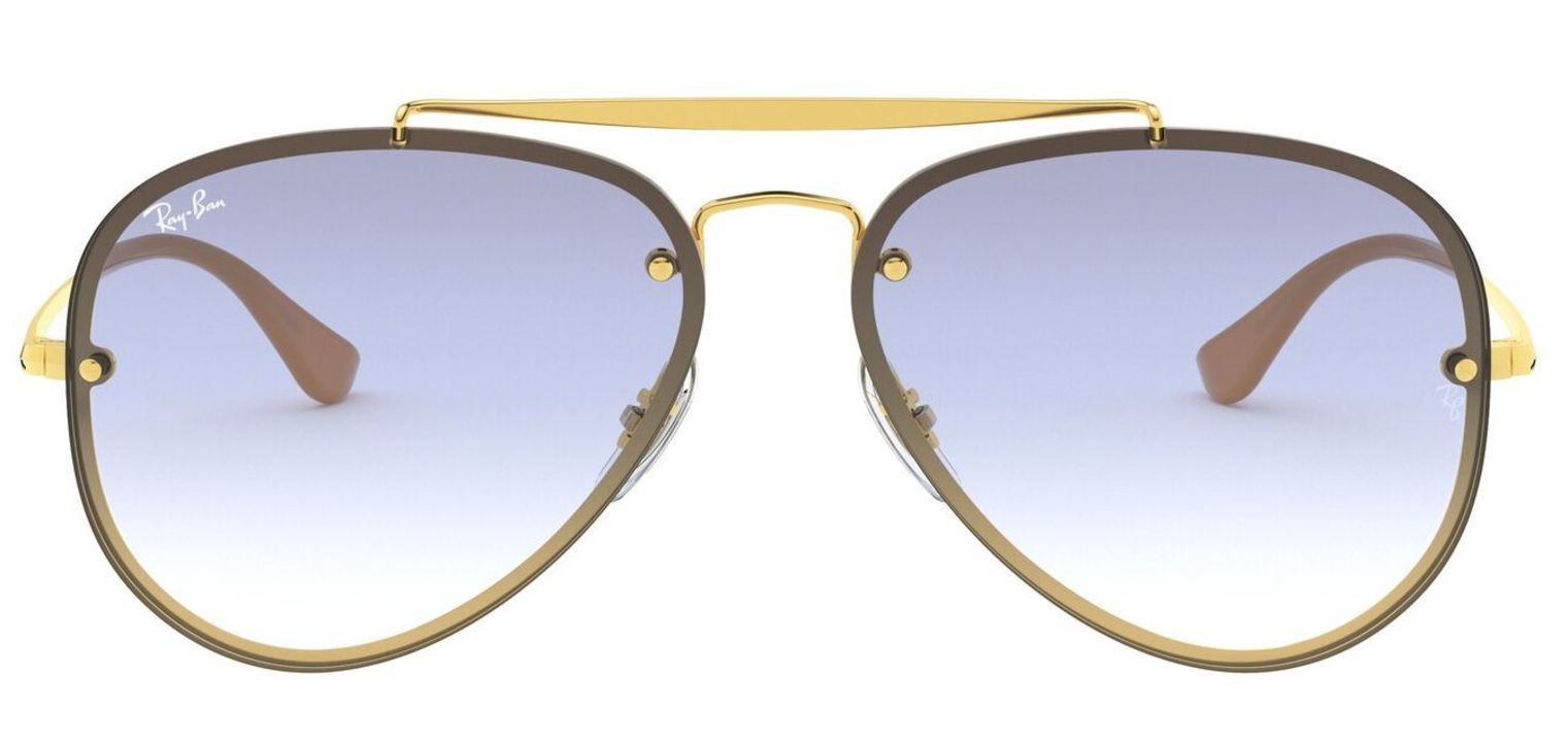 Ray Ban Aviator Sunglasses 0RB3584N Gold for Unisex Visilab