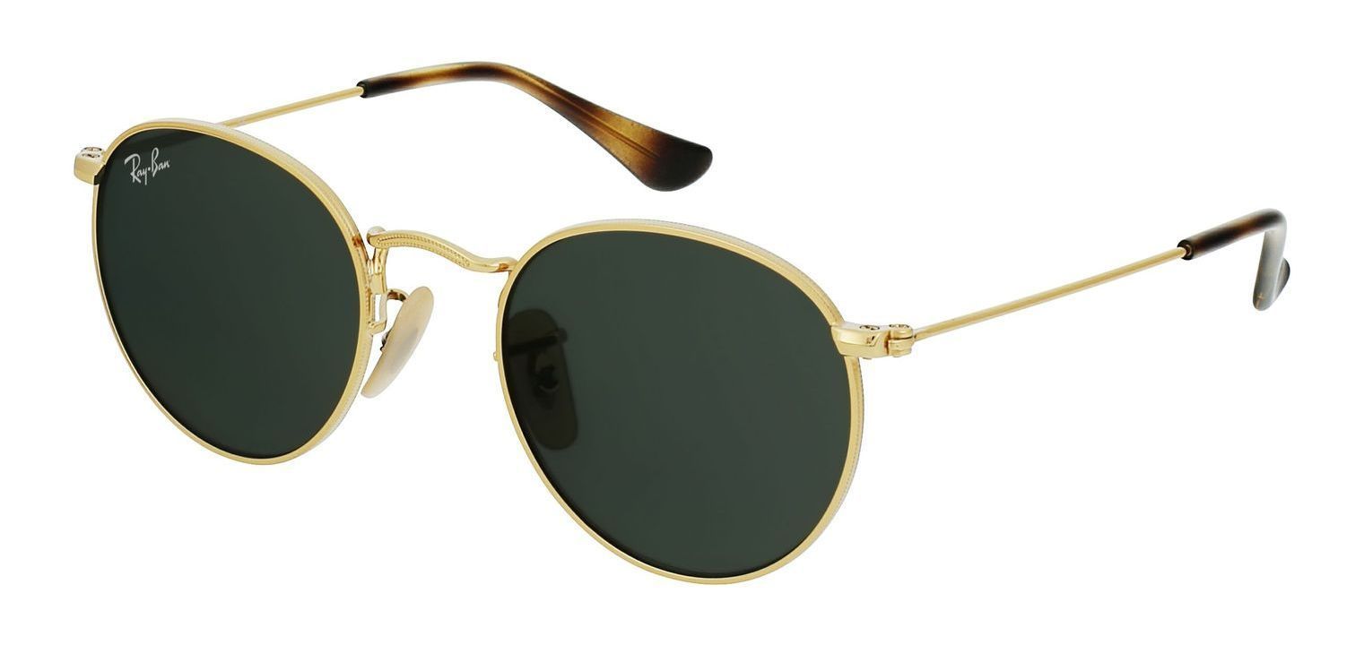 Ray-Ban Round Sunglasses 0RJ9547S Gold for Kid