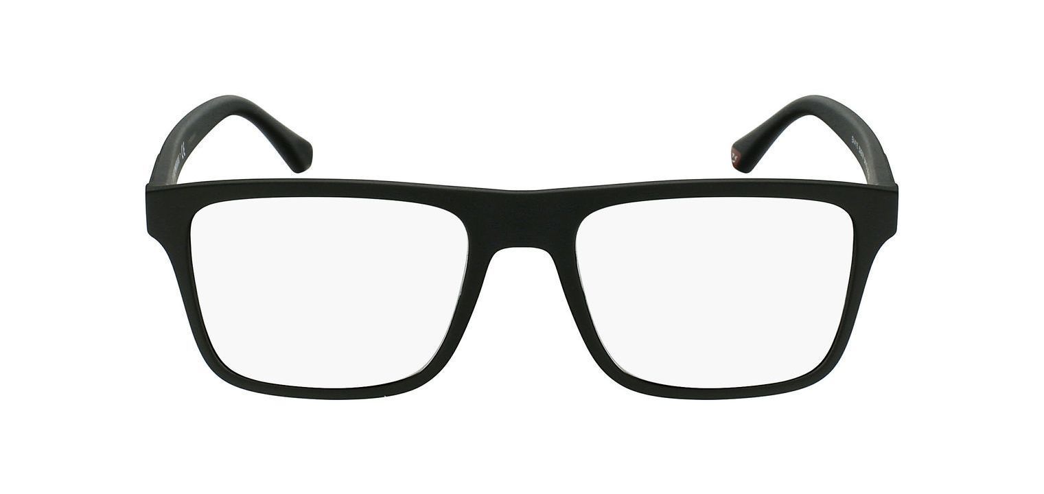 Emporio Armani Rechteckig Brillen 0EA4115 Schwarz für Herr