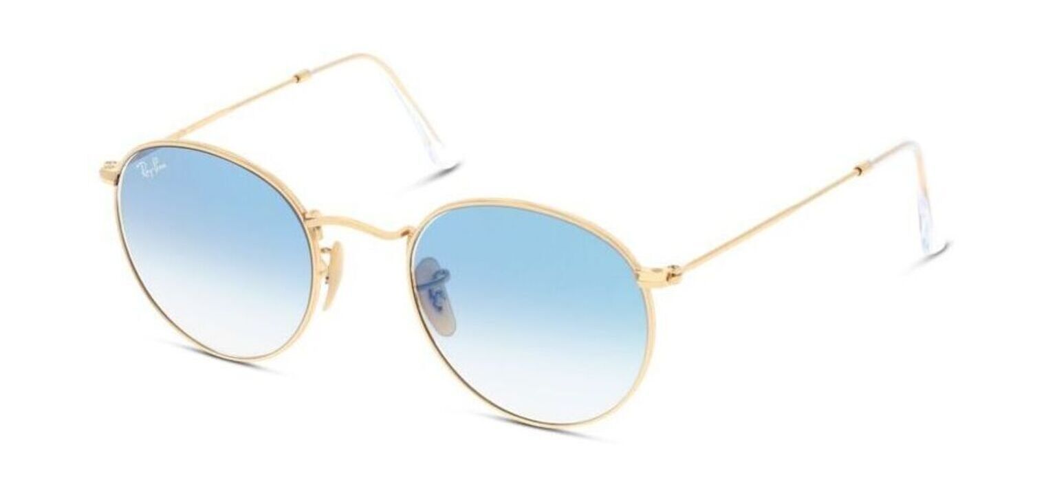 Ray-Ban Rund Sonnenbrillen RB3447N Gold für Herren