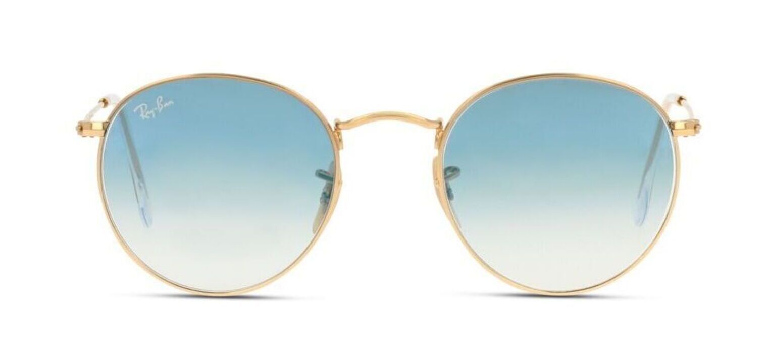 Ray-Ban Rund Sonnenbrillen RB3447N Gold für Herren