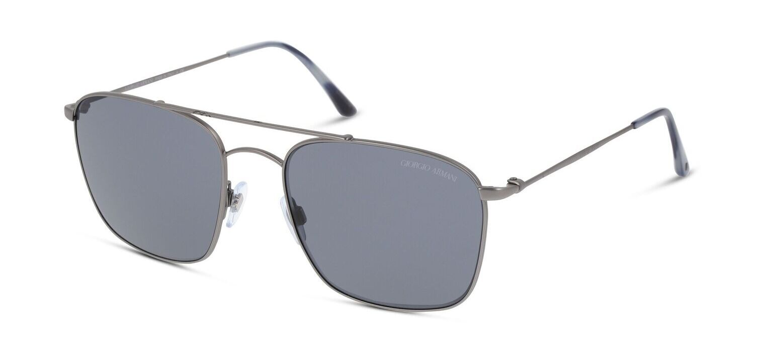 Giorgio Armani Pilot Sonnenbrillen 0AR6080 Grau für Herren