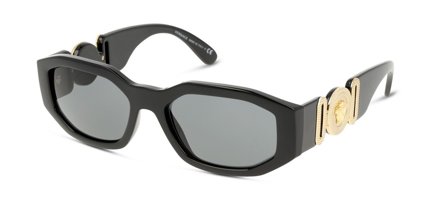 Versace Oval Sonnenbrillen 0VE4361 Schwarz für Herren