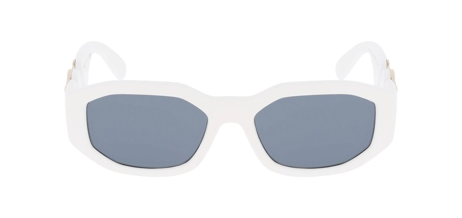 Lunettes de soleil Versace Ovale 0VE4361 Blanc pour Homme