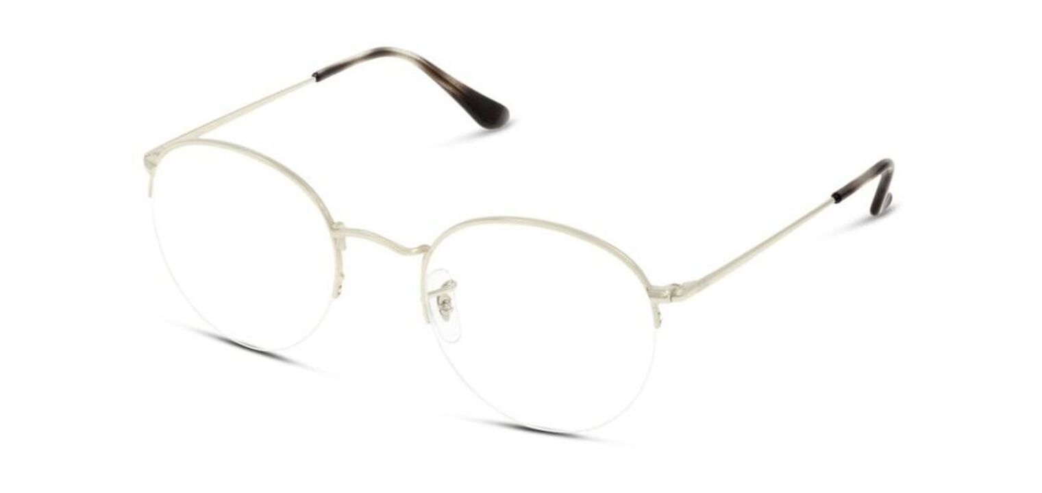 Ray-Ban Rund Brillen 0RX3947V Sillber für Herr-Dame
