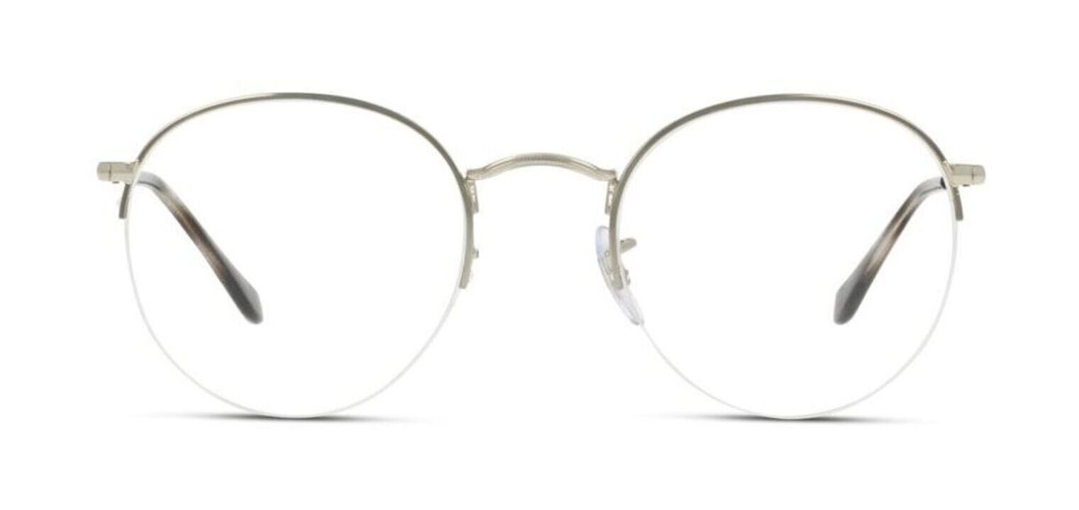 Ray-Ban Rund Brillen 0RX3947V Sillber für Herr-Dame