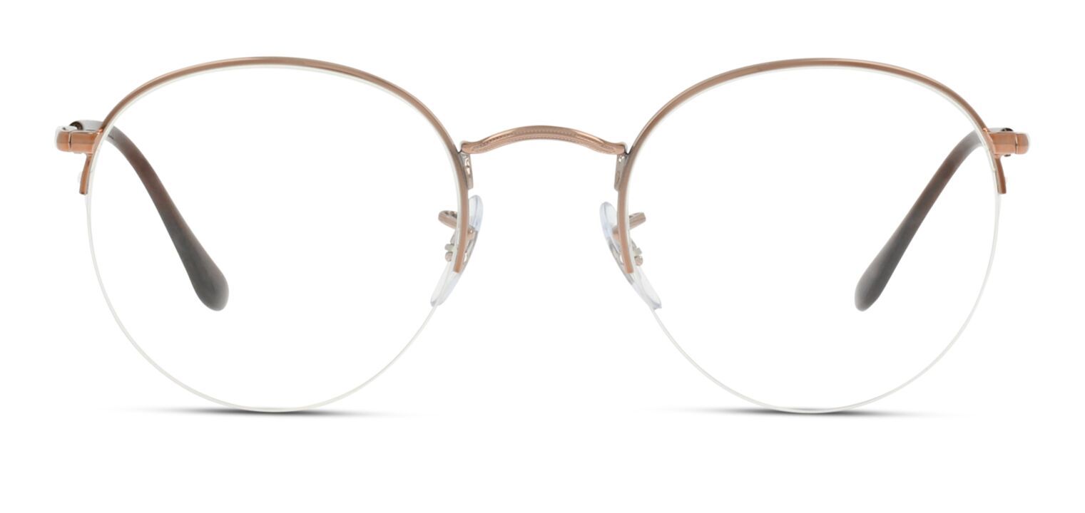 Ray-Ban Rund Brillen RX3947V Braun für Herr-Dame