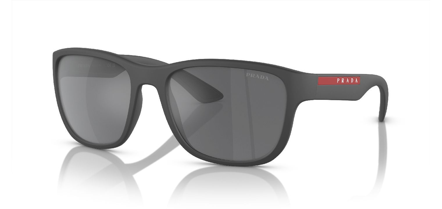 Prada Linea Rossa Rectangle Sunglasses 0PS 01US Grey for Man
