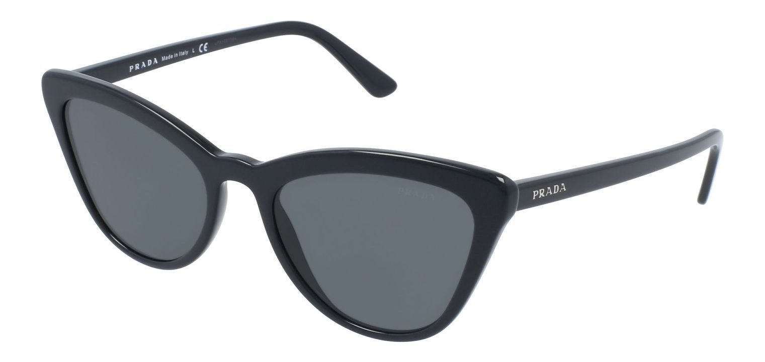 Prada Schmetterling Sonnenbrillen 0PR 01VS Schwarz für Dame