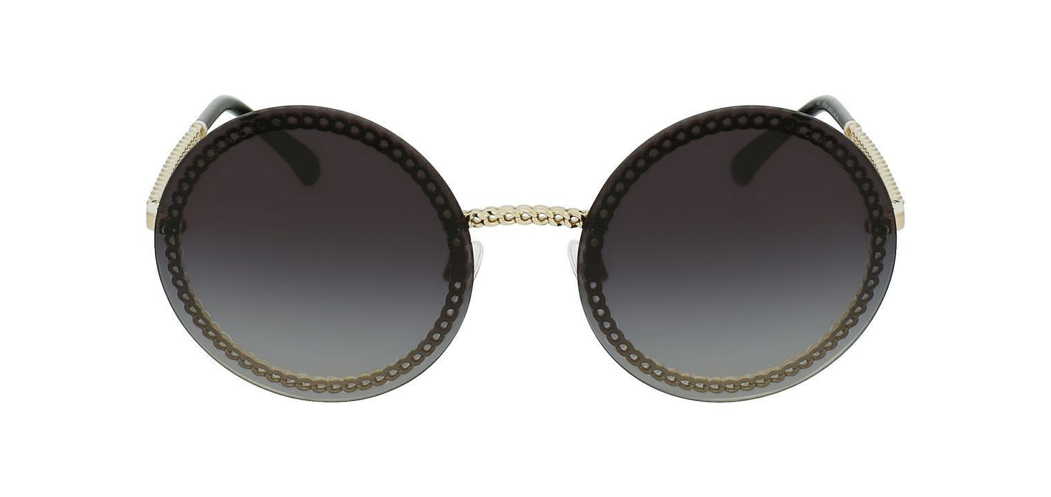 Chanel Rund Sonnenbrillen CH4245 Gold für Dame