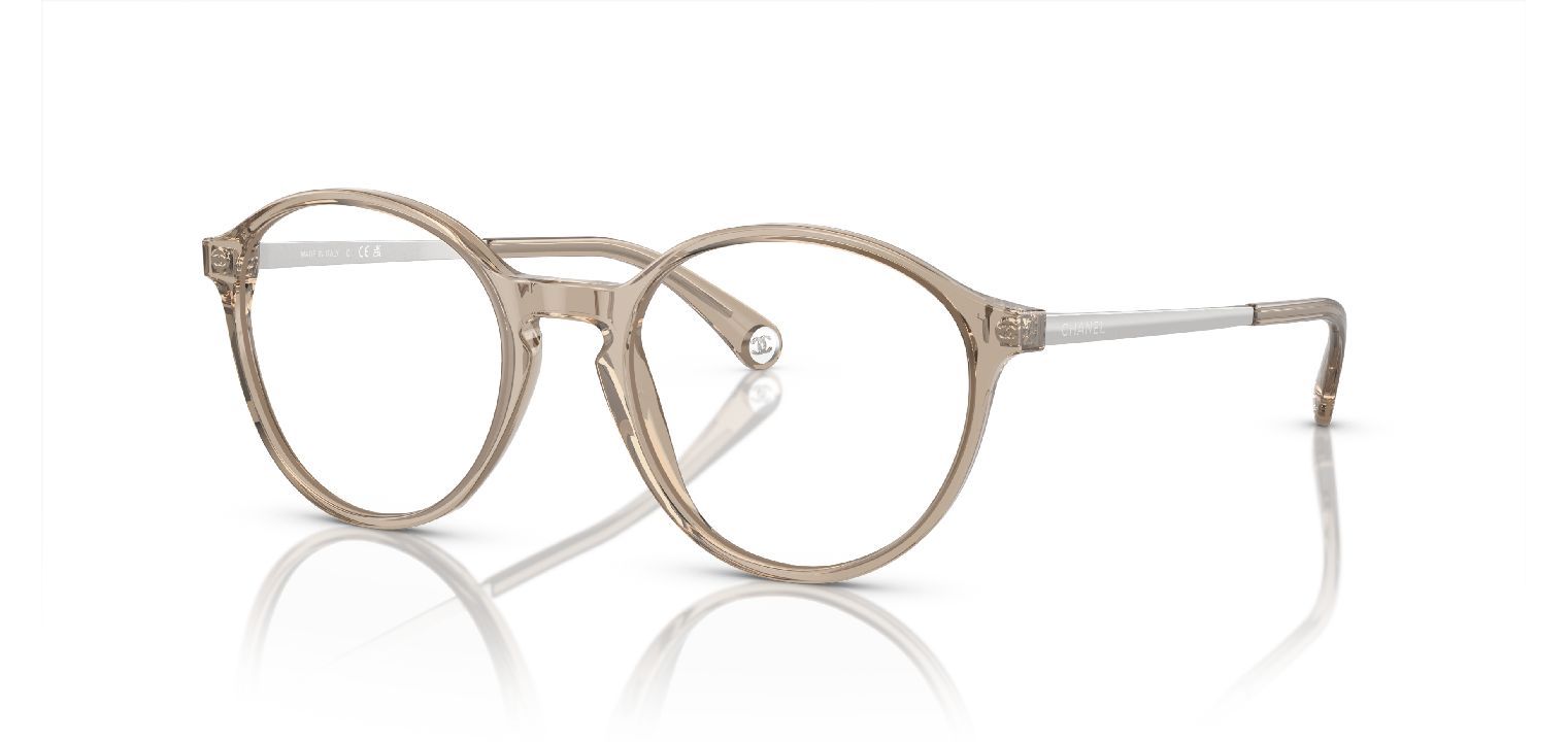 Lunettes de vue Chanel Ronde 0CH3468U Marron pour Femme Visilab