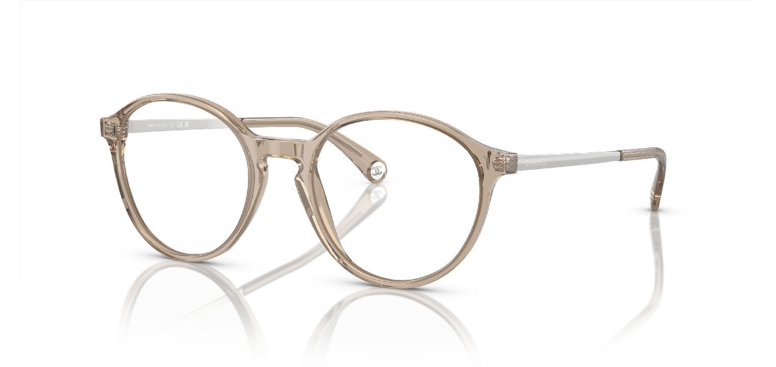 Lunettes de vue Chanel Ronde 0CH3468U Marron pour Femme