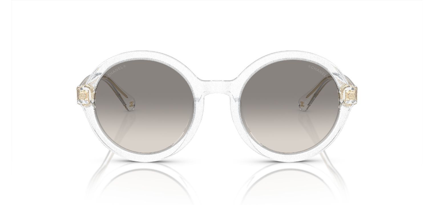 Chanel Rund Sonnenbrillen 0CH5522U Transparent für Damen