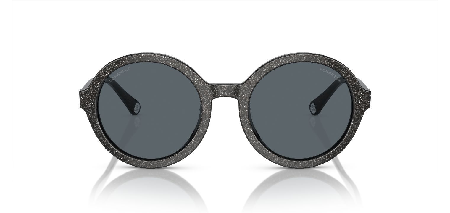 Chanel Rund Sonnenbrillen 0CH5522U Schwarz für Damen