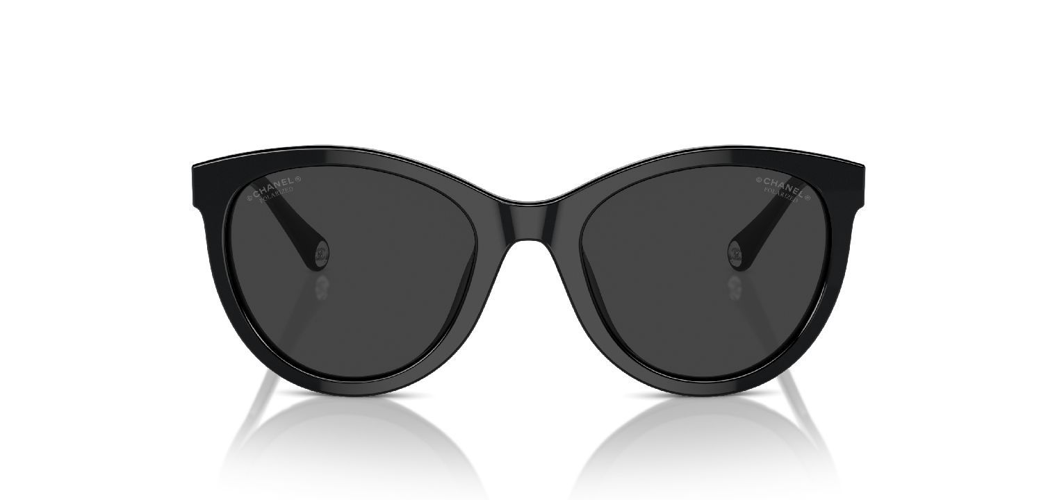 Chanel Rund Sonnenbrillen 0CH5523U Schwarz für Damen