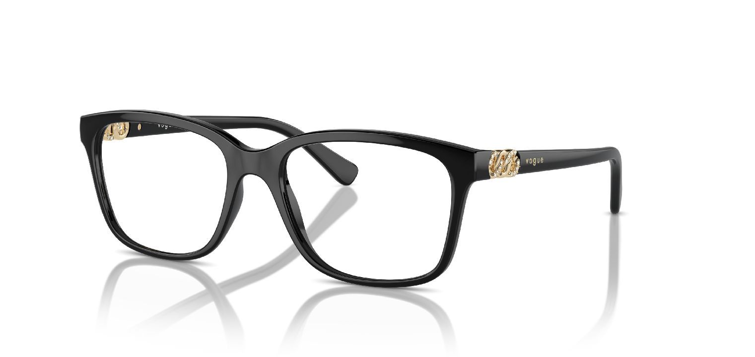 Vogue Rectangle Eyeglasses 0VO5574B Black for Woman