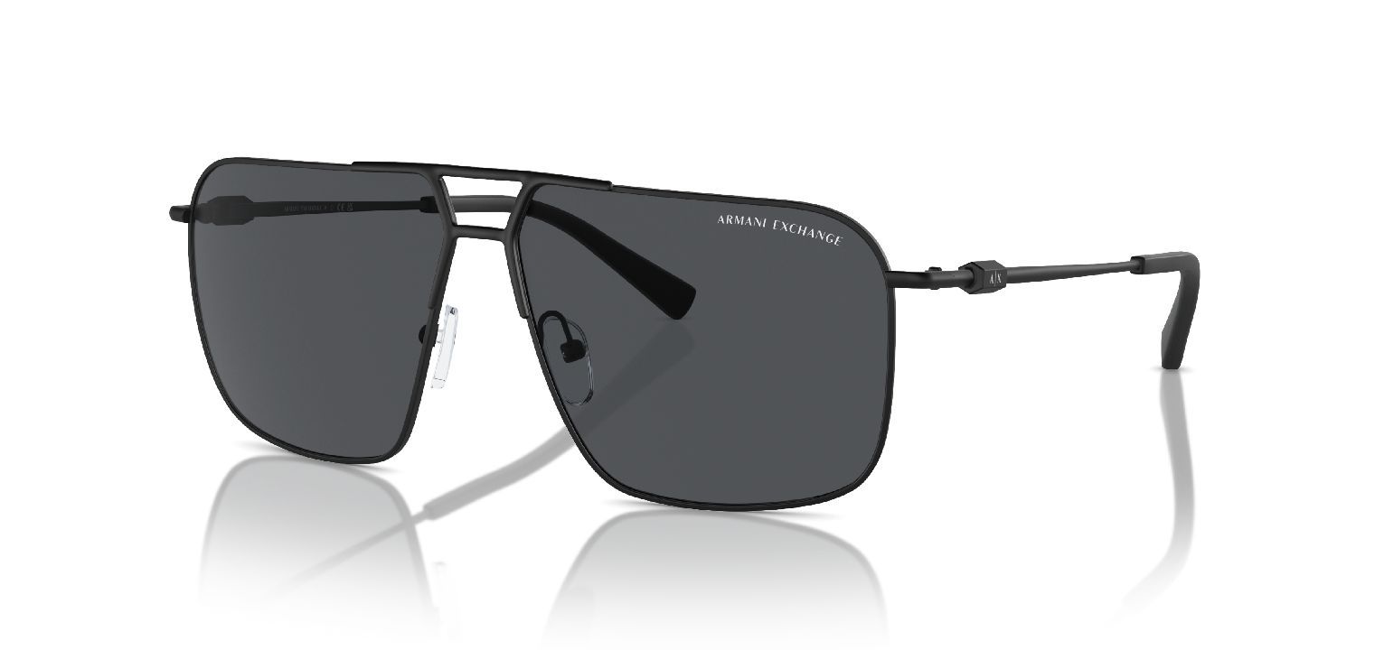 Lunettes de soleil Armani Exchange Aviator 0AX2050S Noir pour Homme