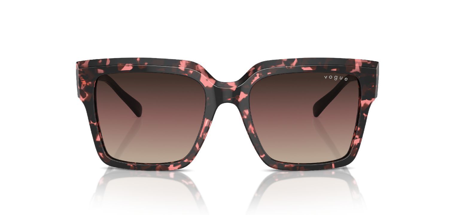 Vogue Quadratisch Sonnenbrillen 0VO5553S Rot für Damen
