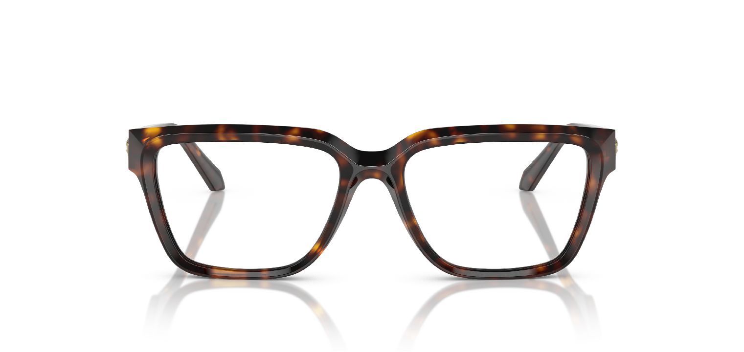 Versace Rechteckig Brillen 0VE3357 Schildpatt für Damen