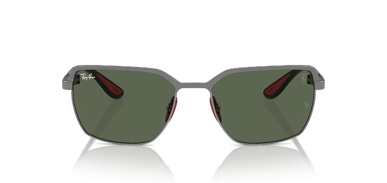 Ray-Ban Rectangle Sunglasses 0RB3743M Grey for Unisex