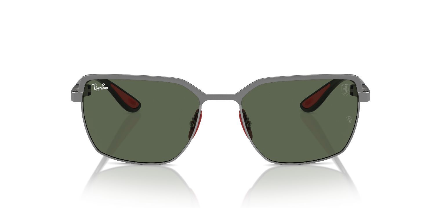 Ray-Ban Rechteckig Sonnenbrillen 0RB3743M Grau für Damen/Herren